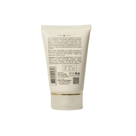 BNB Sunscreen SPF 60 – High-Protection Sunblock with Vitamin E