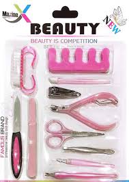 Beauty Manicure & Pedicure Kit – 11-Piece Professional Grooming Set